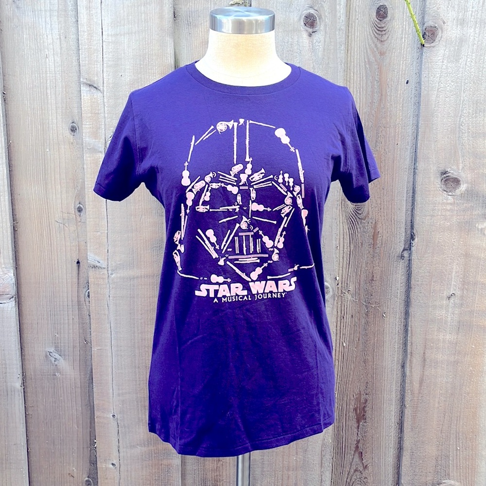 Star Wars - A Musical Journey purple t shirt